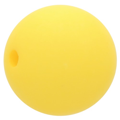 12mm Matte effect resin bead - Sun Yellowl x1