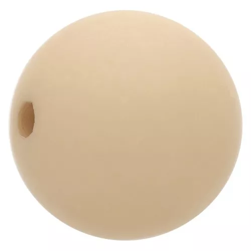 14mm Matte effect resin bead - Sand x1