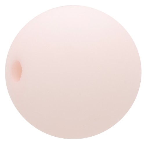 14mm Matte effect resin bead - Pastel Pink x1