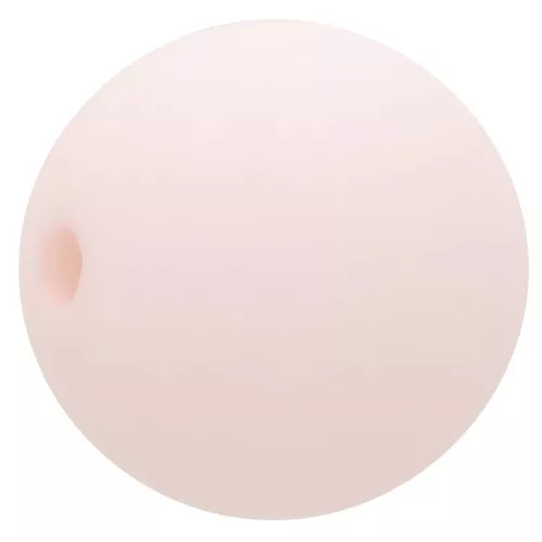 14mm Matte effect resin bead - Pastel Pink x1