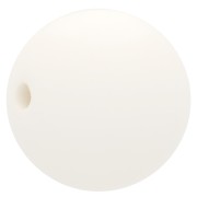 14mm Matte effect resin bead - Ivory x1|raw }}