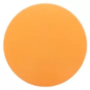12mm Round matte effect resin cabochon - Light Orange x1