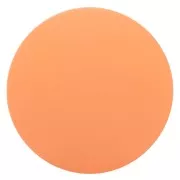 12mm Round matte effect resin cabochon - Coral x1