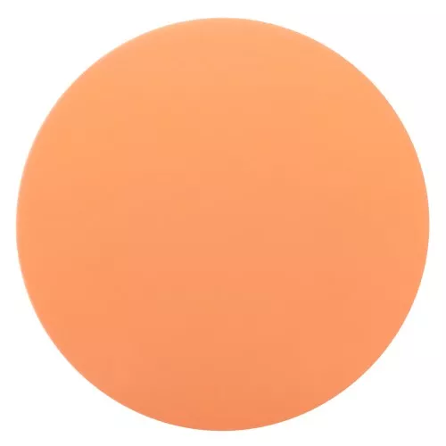 12mm Round matte effect resin cabochon - Coral x1