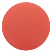 12mm Round matte effect resin cabochon - Coral Red x1|raw }}
