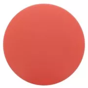 12mm Round matte effect resin cabochon - Coral Red x1