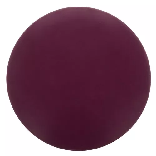 12mm Round matte effect resin cabochon - Eggplant x1