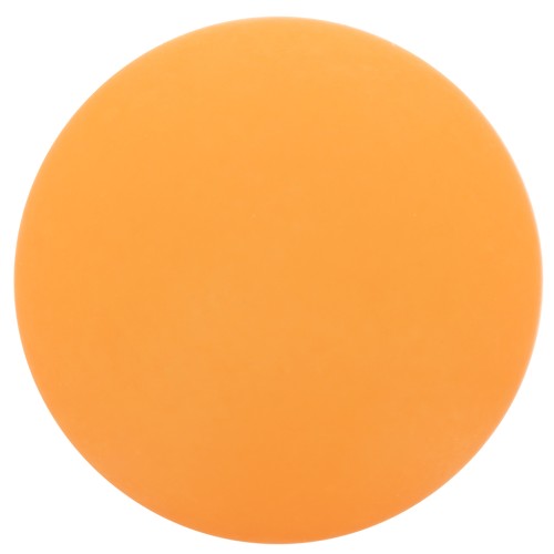 14mm Round matte effect resin cabochon - Light Orange x1