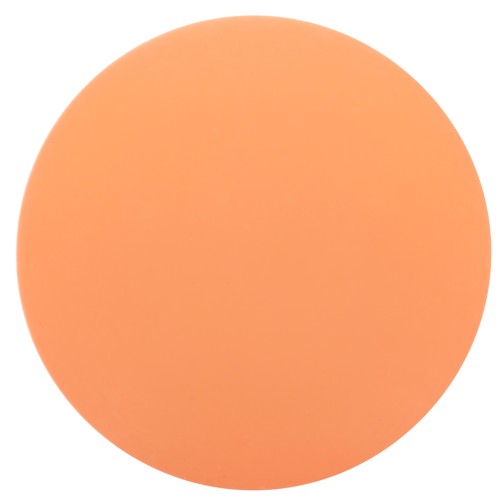 14mm Round matte effect resin cabochon - Coral x1