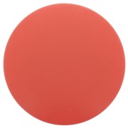 14mm Round matte effect resin cabochon - Coral Red x1|raw }}