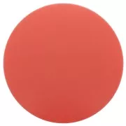 14mm Round matte effect resin cabochon - Coral Red x1