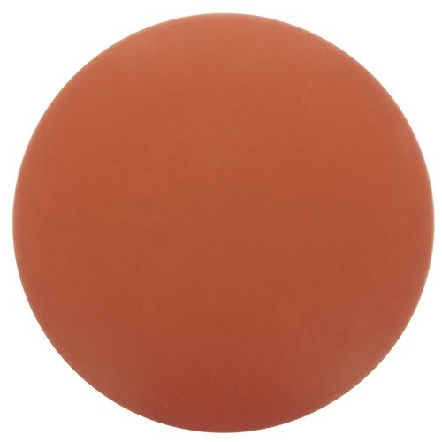 14mm Round matte effect resin cabochon - Terracotta x1
