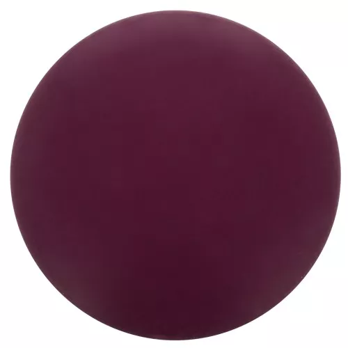 14mm Round matte effect resin cabochon - Eggplant x1