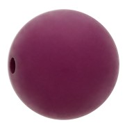 10mm Matte effect resin bead - Eggplant x1|raw }}