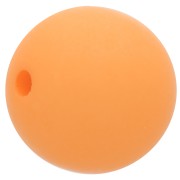 12mm Matte effect resin bead - Light Orange x1|raw }}