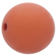 12mm Matte effect resin bead - Terracotta x1|raw }}