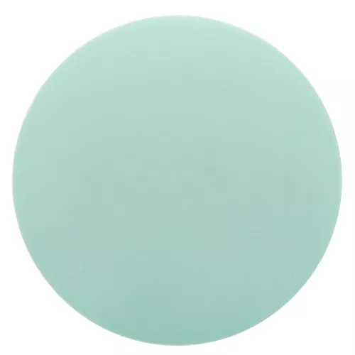 12mm Round matte effect resin cabochon - Mint x1