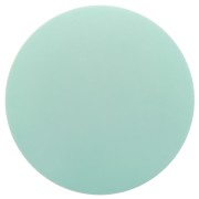14mm Round matte effect resin cabochon - Mint x1