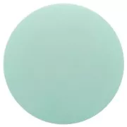 14mm Round matte effect resin cabochon - Mint x1