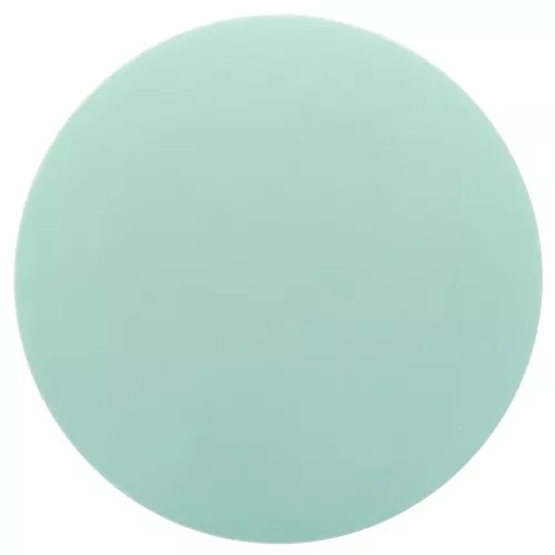 14mm Round matte effect resin cabochon - Mint x1
