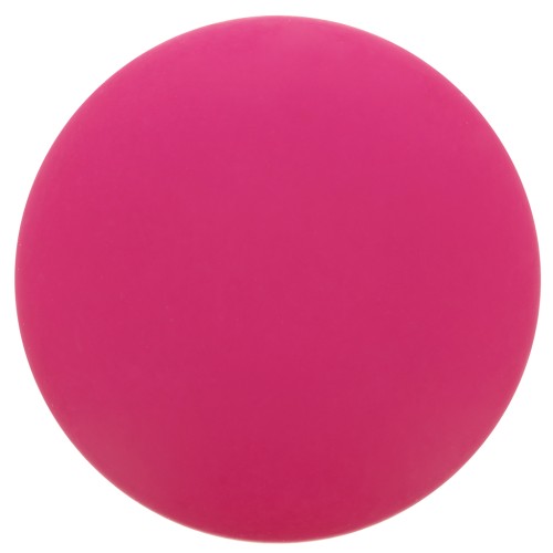 14mm Round matte effect resin cabochon - Fuchsia x1