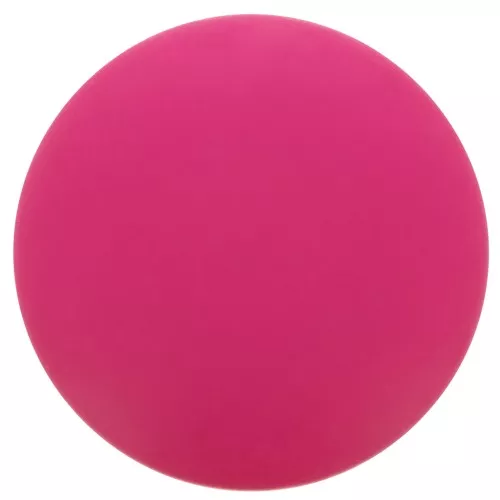 14mm Round matte effect resin cabochon - Fuchsia x1