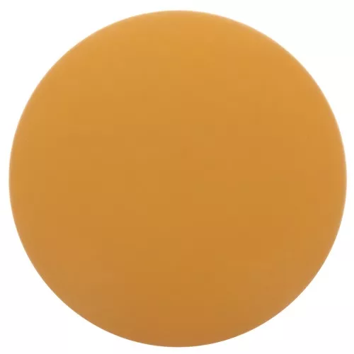 14mm Round matte effect resin cabochon - Mustard x1