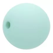 10mm Matte effect resin bead - Mint x1
