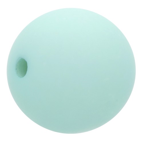 10mm Matte effect resin bead - Mint x1