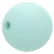12mm Matte effect resin bead - Mint x1