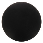 12mm Round matte effect resin cabochon - Black x1