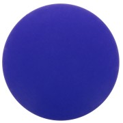 14mm Round matte effect resin cabochon - Royal Blue x1