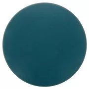 14mm Round matte effect resin cabochon - Pigeon Blue x1