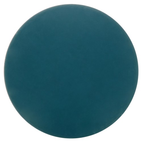 14mm Round matte effect resin cabochon - Pigeon Blue x1