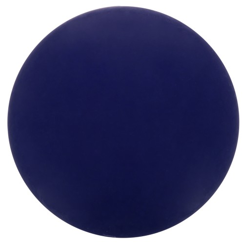 14mm Round matte effect resin cabochon - Navy x1