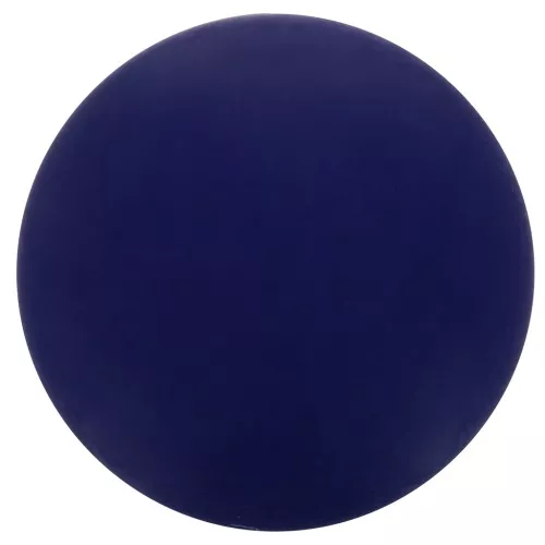 14mm Round matte effect resin cabochon - Navy x1