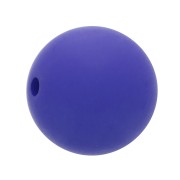 10mm Matte effect resin bead - Royal Blue x1