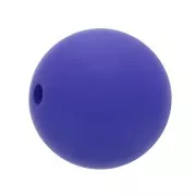 10mm Matte effect resin bead - Royal Blue x1
