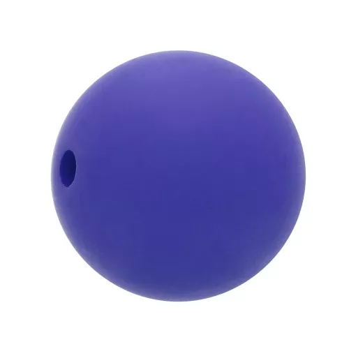 10mm Matte effect resin bead - Royal Blue x1