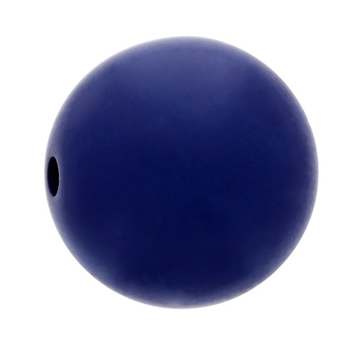 10mm Matte effect resin bead - Navy x1