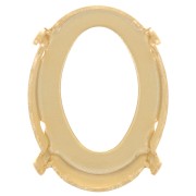 18x13mm Claw setting for PureCrystal 4122 Oval Rivoli - Gold Tone x1|raw }}