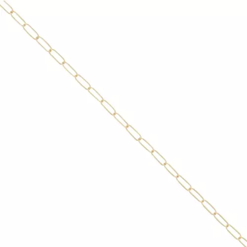 2.9mm Rectangle mesh Chain - Gold filled x50cm