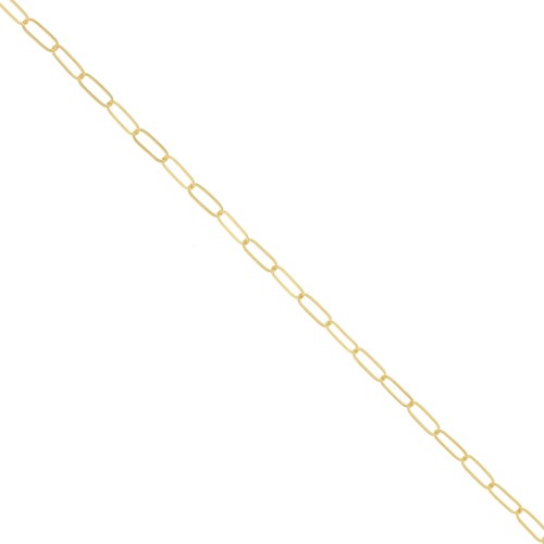 2.9mm Rectangle mesh Chain - Gold filled x50cm