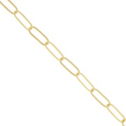 2.9mm Rectangle mesh Chain - Gold filled x50cm