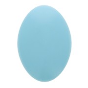 14x10mm Oval opaque resin cabochon - Blue x1