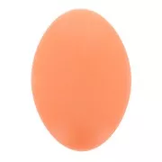 14x10mm Oval opaque resin cabochon - Coral x1
