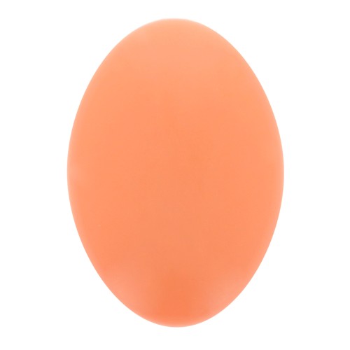 14x10mm Oval opaque resin cabochon - Coral x1
