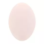 14x10mm Oval opaque resin cabochon - pastel Pink x1