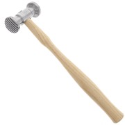 Metal texturing hammer - stripes and checkerboard pattern x1