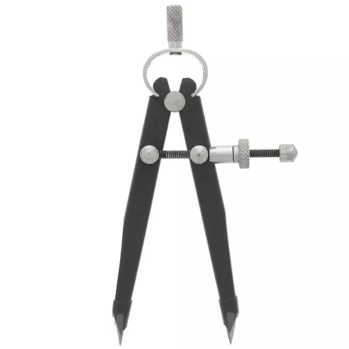 12cm Straight Compass for Jewellers - Black x1